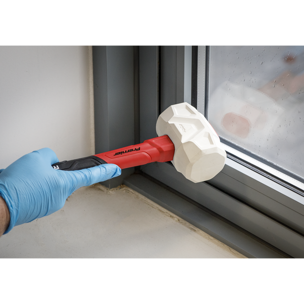 Sealey RMG16 ⏐ Premier Rubber Mallet with Fibreglass Shaft & Graphite Core 16oz