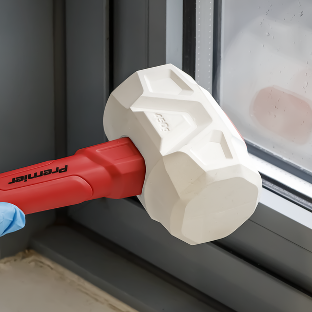 Sealey RMG16 ⏐ Premier Rubber Mallet with Fibreglass Shaft & Graphite Core 16oz