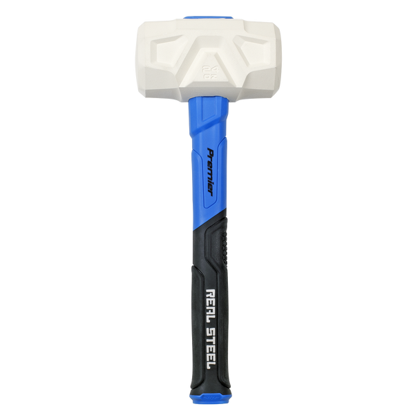 Sealey RMG24 ⏐ Premier Rubber Mallet with Fibreglass Shaft & Graphite Core 24oz