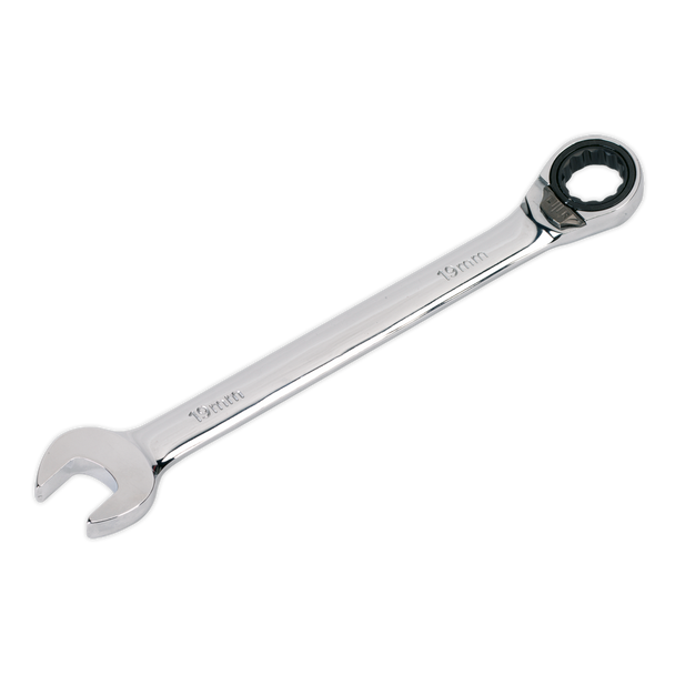 Sealey RRCW19 ⏐ Premier Reversible Combination Ratchet Spanner 19mm