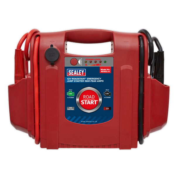 Sealey RS102 ⏐ RoadStart® 12V Emergency Jump Starter 1600 Peak Amps
