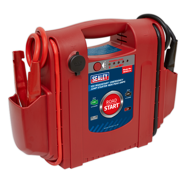 Sealey RS102 ⏐ RoadStart® 12V Emergency Jump Starter 1600 Peak Amps