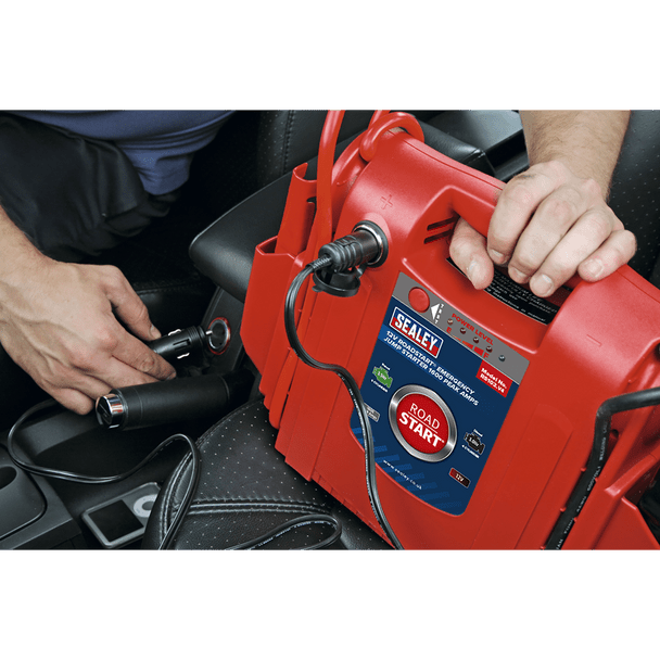 Sealey RS102 ⏐ RoadStart® 12V Emergency Jump Starter 1600 Peak Amps