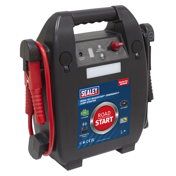 Sealey RS102B ⏐ RoadStart® 12V Emergency 6-Cylinder Jump Starter 3.5L