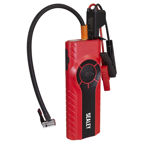 Sealey RS1200TI ⏐ RoadStart® 12V Jump Starter & Tyre Inflator 1200A