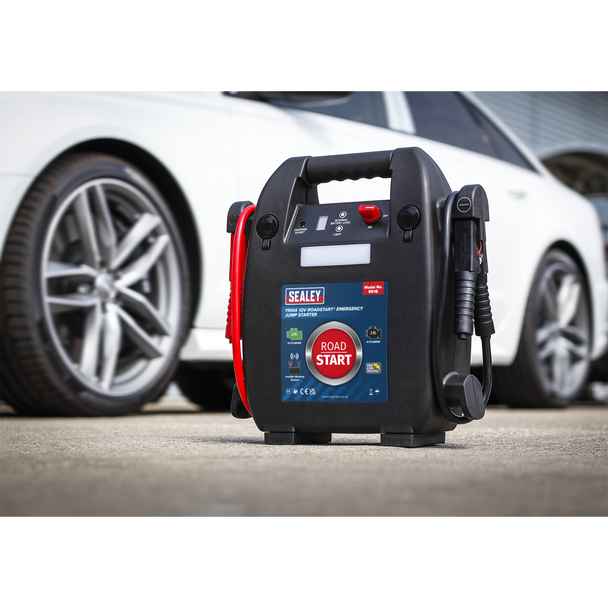 Sealey RS1B ⏐ RoadStart® 12V Emergency 4-Cylinder Jump Starter 2L