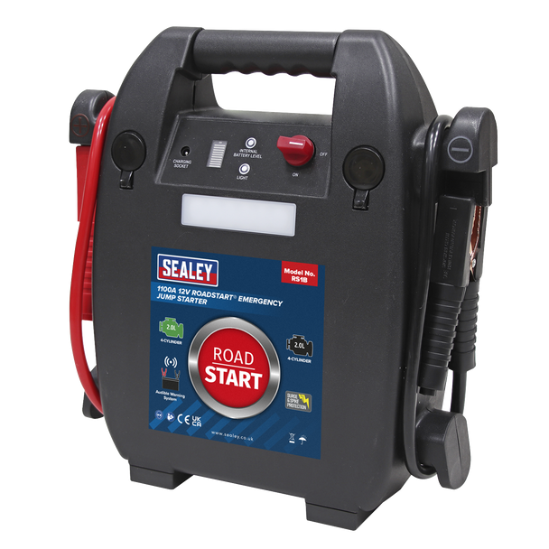 Sealey RS1B ⏐ RoadStart® 12V Emergency 4-Cylinder Jump Starter 2L