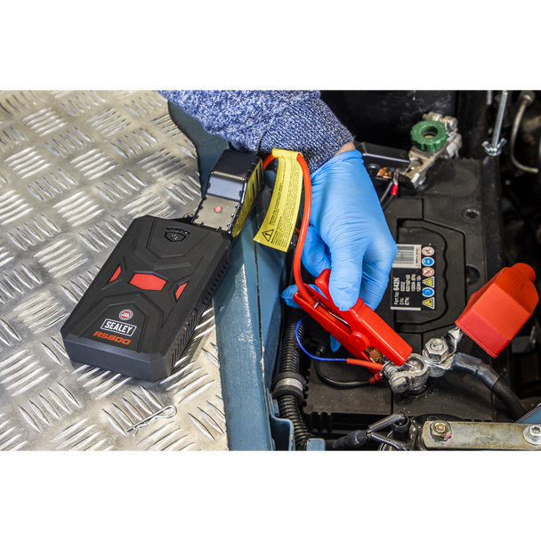 Sealey RS600 ⏐ RoadStart® 12V Lithium-ion Jump Starter Power Pack 600A