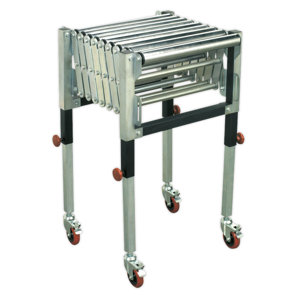 Sealey RS911F ⏐ Adjustable Roller Stand 450-1300mm 130kg Capacity