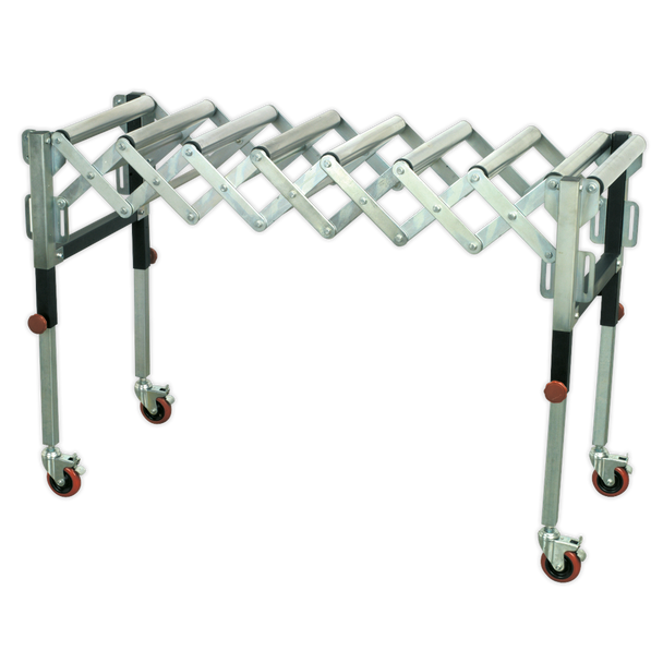 Sealey RS911F ⏐ Adjustable Roller Stand 450-1300mm 130kg Capacity