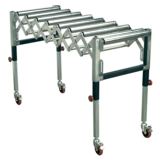 Sealey RS911F ⏐ Adjustable Roller Stand 450-1300mm 130kg Capacity