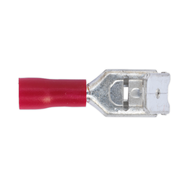 Sealey RT17 ⏐ Piggy-Back Terminal 6.3mm, Red - Pack of 100