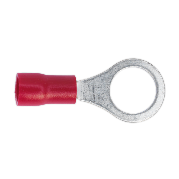 Sealey RT27 ⏐ Easy-Entry Ring Terminal 8.4mm (5/16"), Red - Pack of 100