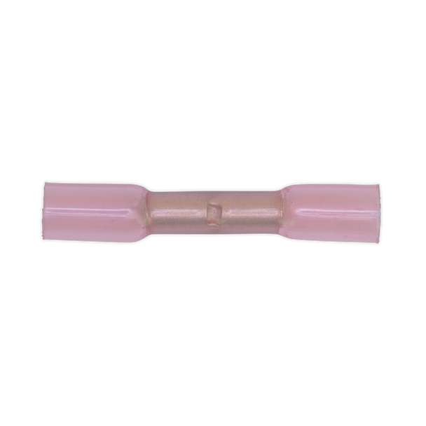 Sealey RTSB50 ⏐ Heat Shrink Butt Connector Terminal 4.8mm, Red - Pack of 50