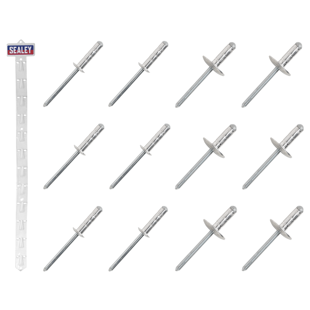 Sealey RVSET ⏐ Clip Strip Deal - Aluminium Rivets
