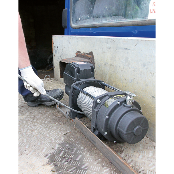 Sealey RW8180 ⏐ Premier Industrial Recovery Winch 8180kg (18000lb) Line Pull 12V