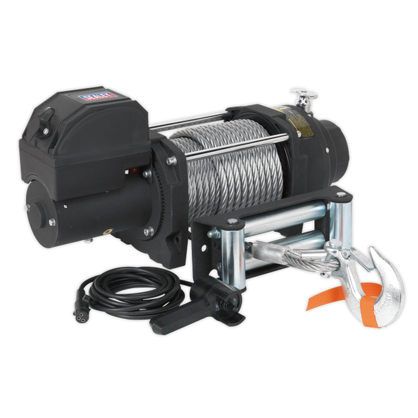 Sealey RW8180 ⏐ Premier Industrial Recovery Winch 8180kg (18000lb) Line Pull 12V