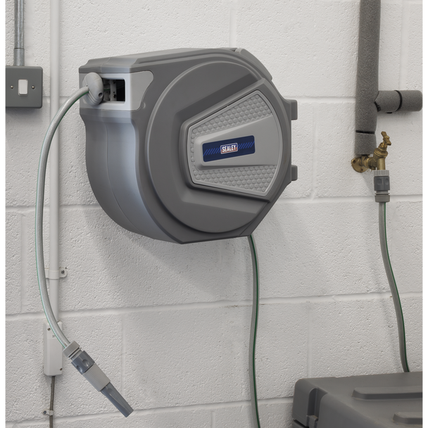 Sealey RWH30 ⏐ Auto-Rewind Control Garden Hose Reel 30m