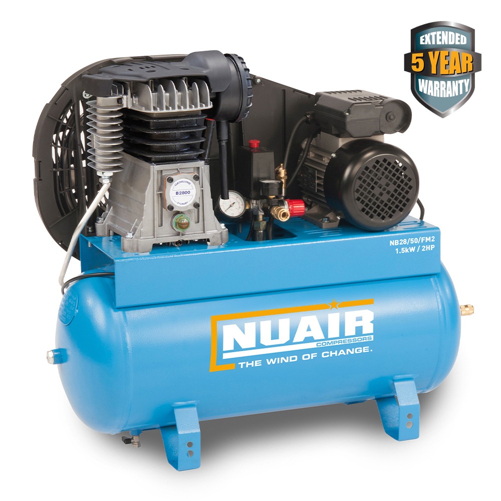B2800B-PRO/50 FM2 - STATIONARY (13A) (230 Volt) | 9 CFM Piston Air Compressor