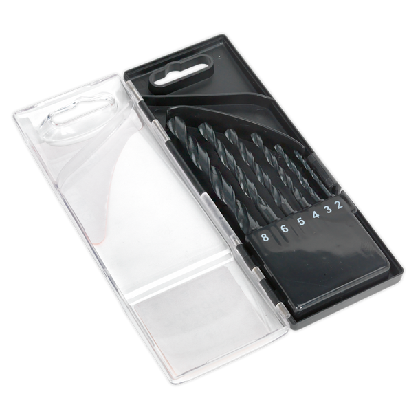 Sealey S01039 ⏐ Siegen HSS Drill Bit Set 6pc - DIN 338