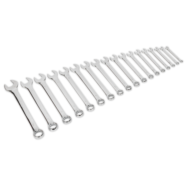 Sealey S01052 ⏐ Siegen Combination Spanner Set 18pc