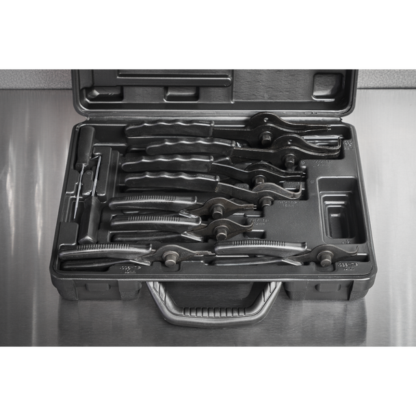 Sealey S01064 ⏐ Siegen Internal/External Circlip Pliers Set 10pc