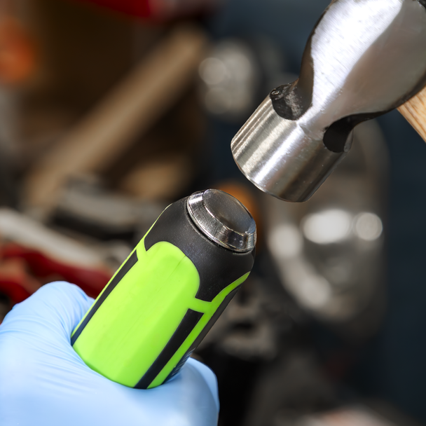 Sealey S01138 ⏐ Siegen Heavy-Duty Angled Pry Bar Set with Hammer Cap 4pc