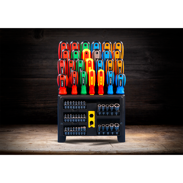 Sealey S01152 ⏐ Siegen Screwdriver, Bit & Nut Driver Set 61pc