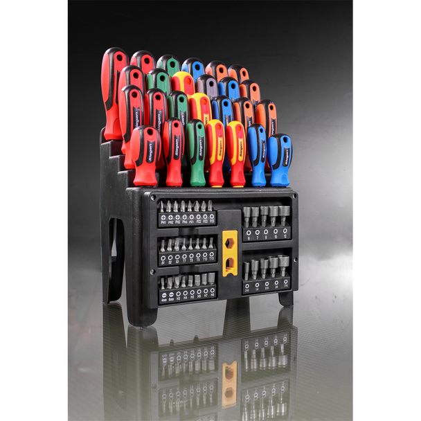 Sealey S01152 ⏐ Siegen Screwdriver, Bit & Nut Driver Set 61pc