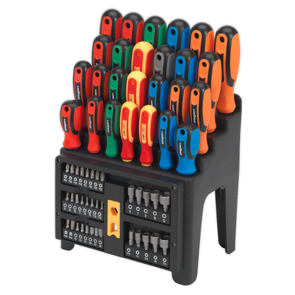 Sealey S01152 ⏐ Siegen Screwdriver, Bit & Nut Driver Set 61pc