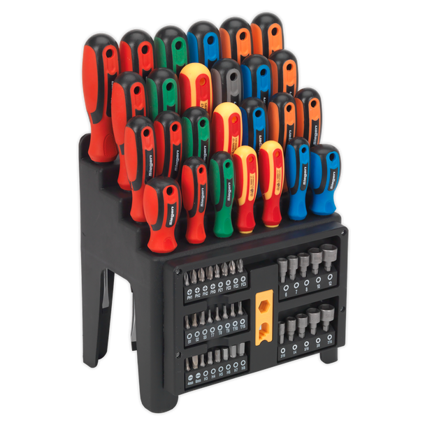 Sealey S01152 ⏐ Siegen Screwdriver, Bit & Nut Driver Set 61pc