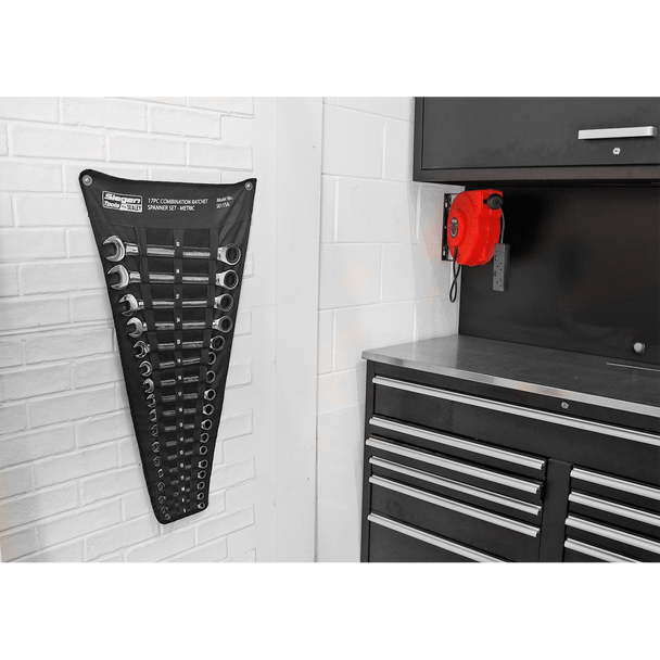 Sealey S01156 ⏐ Siegen Combination Ratchet Spanner Set 17pc