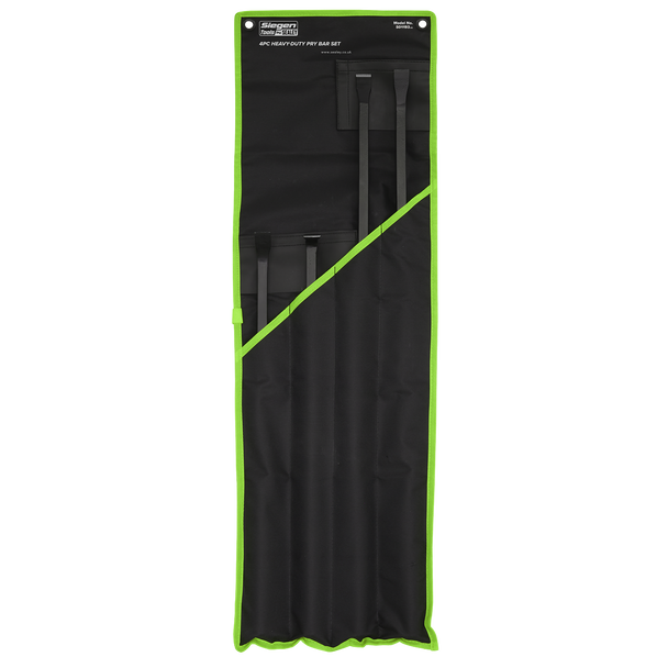 Sealey S01193 ⏐ Heavy-Duty Pry Bar Set with Hammer Cap 4pc