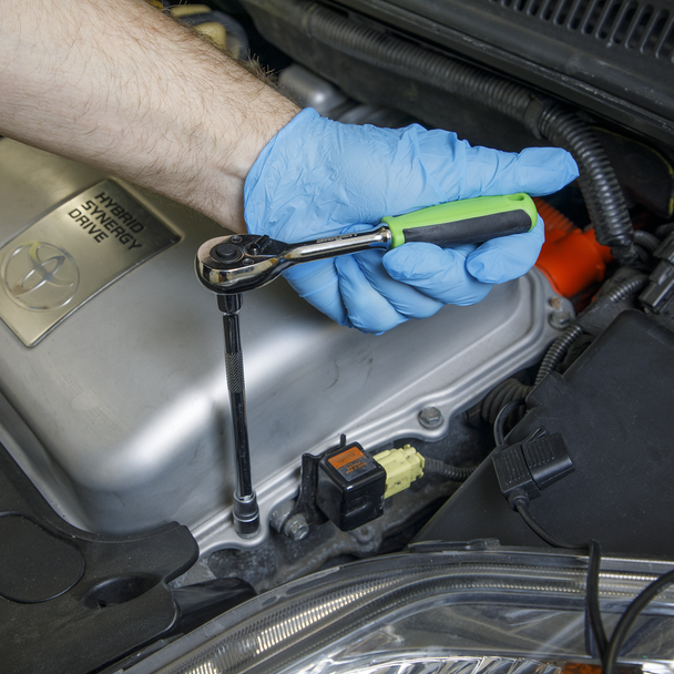 Sealey S01200 ⏐ Siegen Pear-Head Ratchet Wrench with Flip Reverse 1/4"Sq Drive