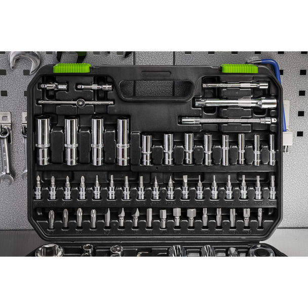Sealey S01210 ⏐ Siegen Socket Set 1/4" & 1/2"Sq Drive 94pc