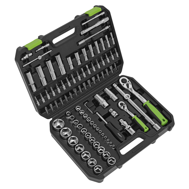 Sealey S01210 ⏐ Siegen Socket Set 1/4" & 1/2"Sq Drive 94pc