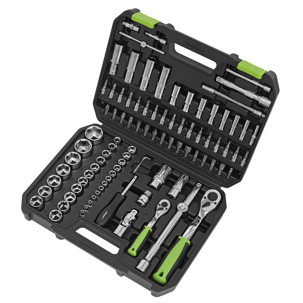 Sealey S01210 ⏐ Siegen Socket Set 1/4" & 1/2"Sq Drive 94pc