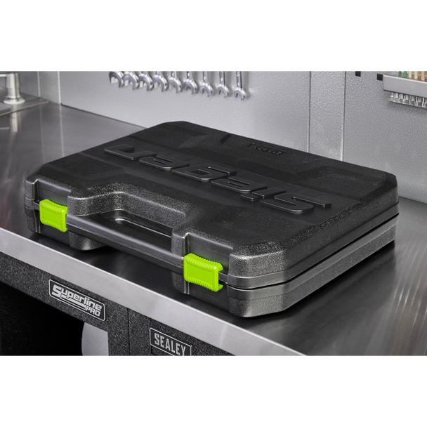 Sealey S01212 ⏐ Siegen Socket Set 1/4", 3/8" & 1/2"Sq Drive 219pc