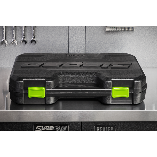 Sealey S01212 ⏐ Siegen Socket Set 1/4", 3/8" & 1/2"Sq Drive 219pc