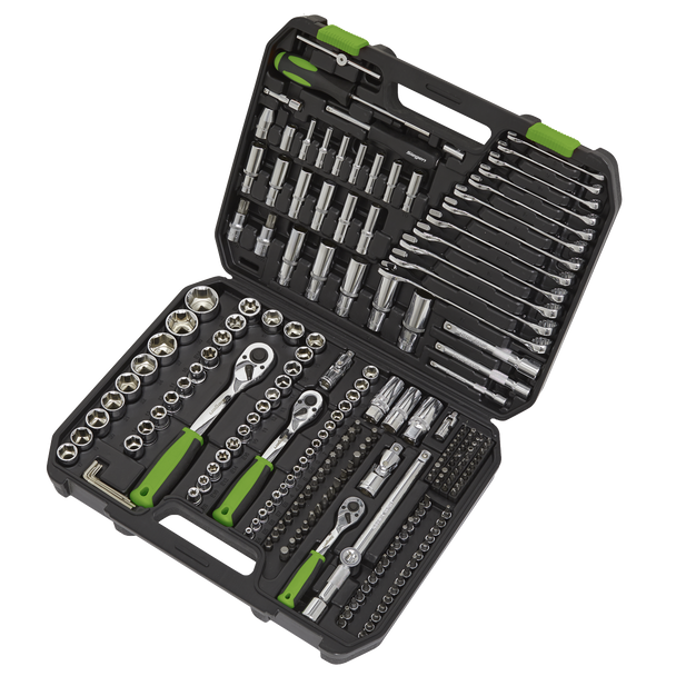 Sealey S01212 ⏐ Siegen Socket Set 1/4", 3/8" & 1/2"Sq Drive 219pc