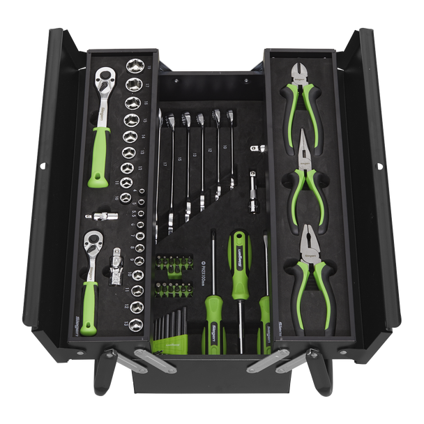 Sealey S01215 ⏐ Siegen Cantilever Toolbox with Tool Kit 70pc