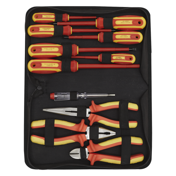 Sealey S01219 ⏐ Siegen Electrical VDE Tool Kit 11pc