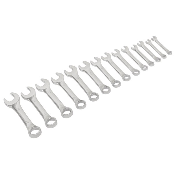 Sealey S01232 ⏐ Siegen Stubby Combination Spanner Set 14pc