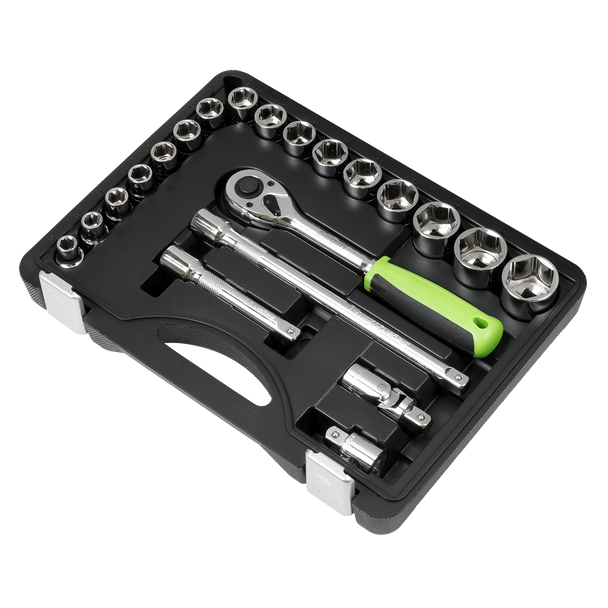 Sealey S01237 ⏐ Siegen Socket Set 1/2"Sq Drive 21pc