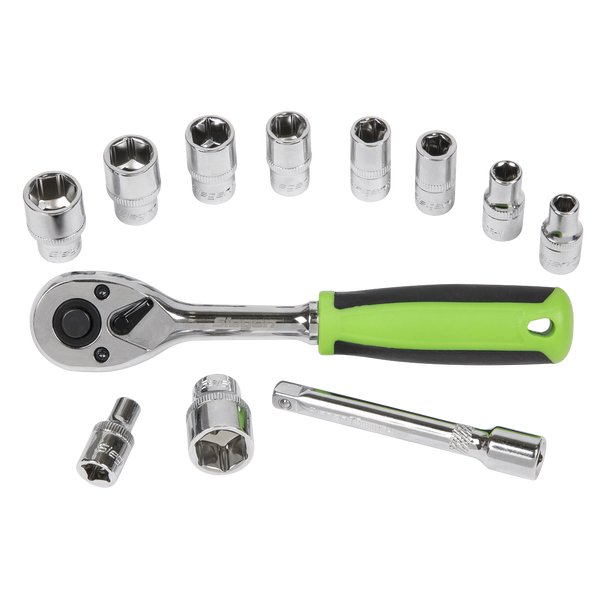 Sealey S01240 ⏐ Siegen Socket Set 1/4"Sq Drive 12pc