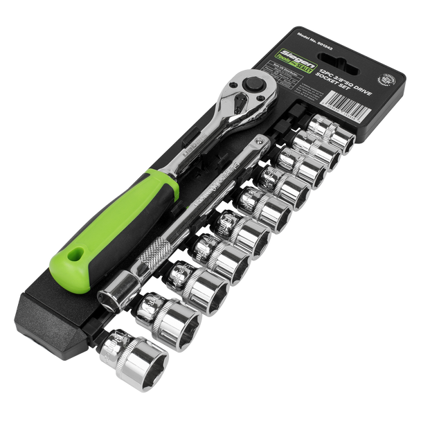 Sealey S01242 ⏐ Siegen Socket Set 3/8"Sq Drive 12pc