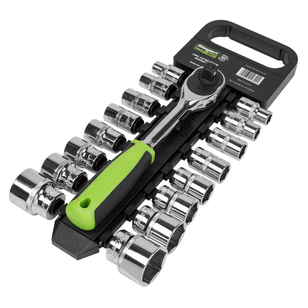 Sealey S01245 ⏐ Siegen Socket Set 1/2"Sq Drive 17pc
