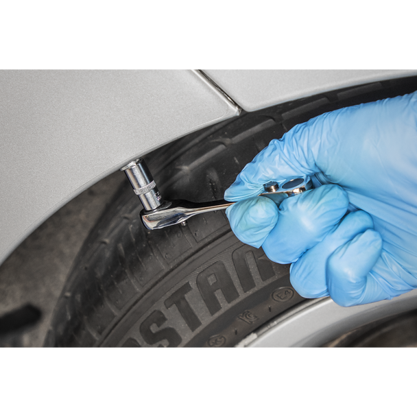 Sealey S01251 ⏐ Siegen Micro Ratchet Bit Driver & Wrench 1/4"Hex x 1/4"Sq Drive