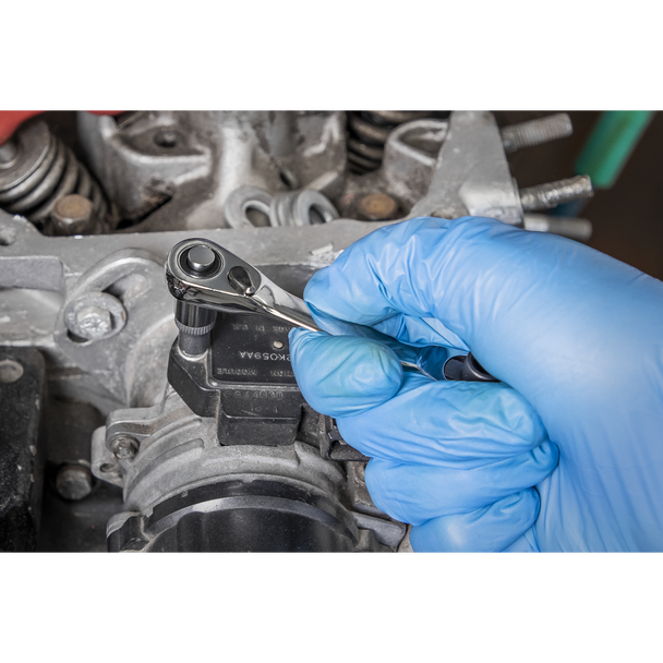 Sealey S01251 ⏐ Siegen Micro Ratchet Bit Driver & Wrench 1/4"Hex x 1/4"Sq Drive