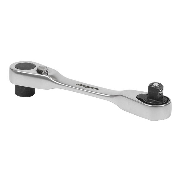 Sealey S01251 ⏐ Siegen Micro Ratchet Bit Driver & Wrench 1/4"Hex x 1/4"Sq Drive